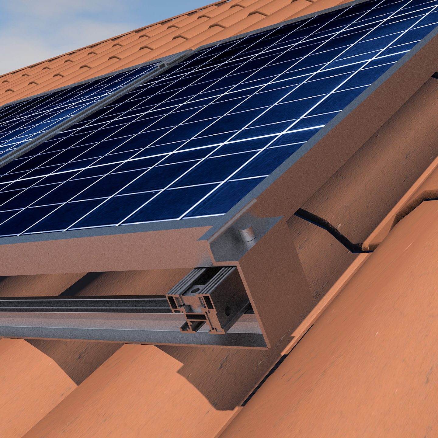 Profili portamodulo per fotovoltaico