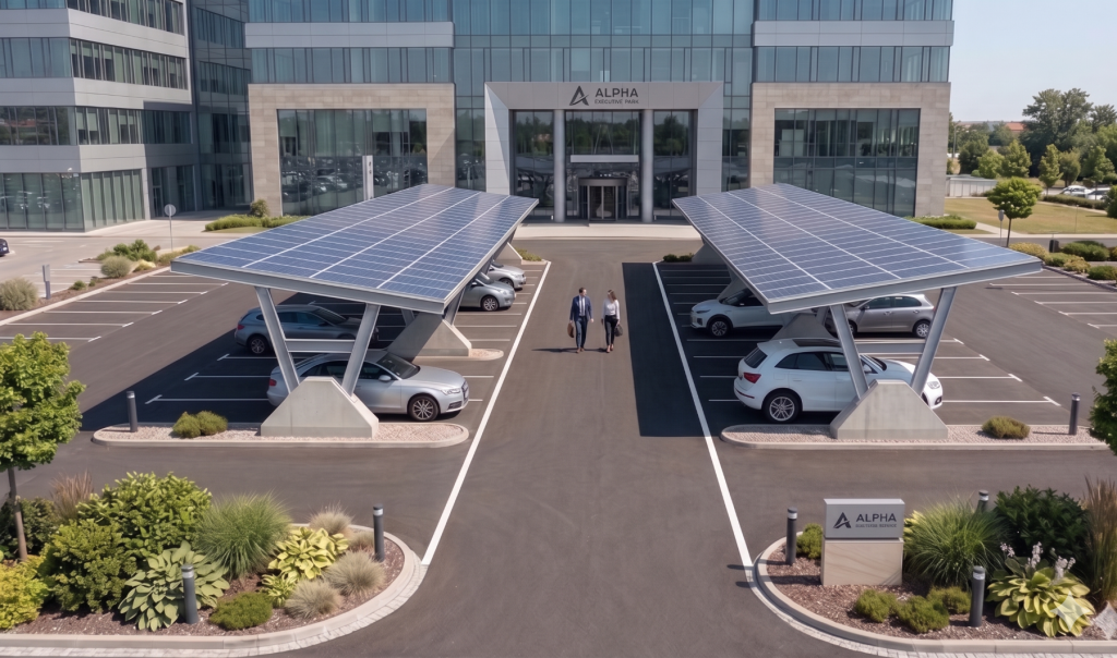 Pensiline per fotovoltaico